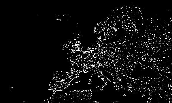 Europa bei Nacht (NOAA/DMSP)